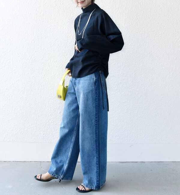 SHIPS for women「【WEB限定】〈洗濯機可能〉シアー ハイネック 2WAY ブラウス」|シャツ・ブラウス|