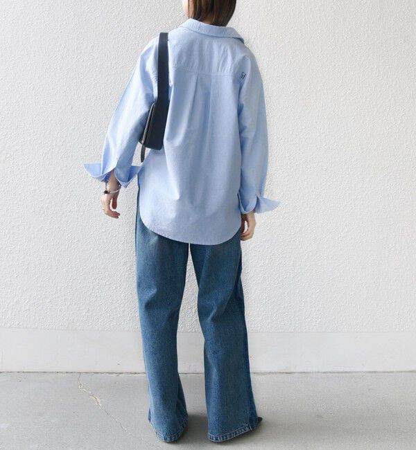 SHIPS for women「〈洗濯機可能〉ワンポイント 刺繍 スキッパー シャツ」|シャツ・ブラウス|