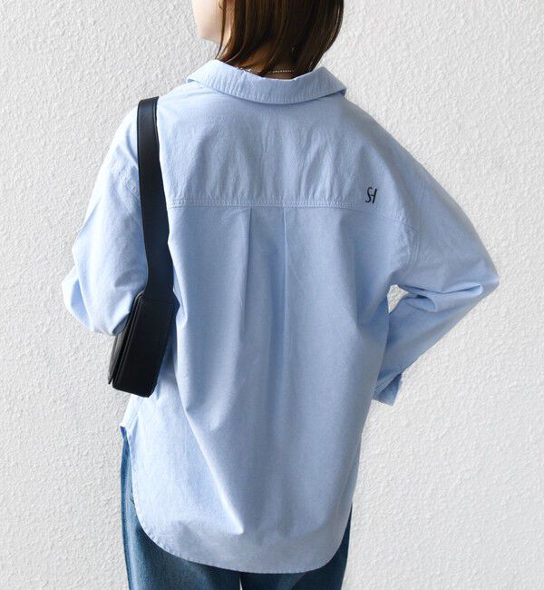 SHIPS for women「〈洗濯機可能〉ワンポイント 刺繍 スキッパー シャツ」|シャツ・ブラウス|