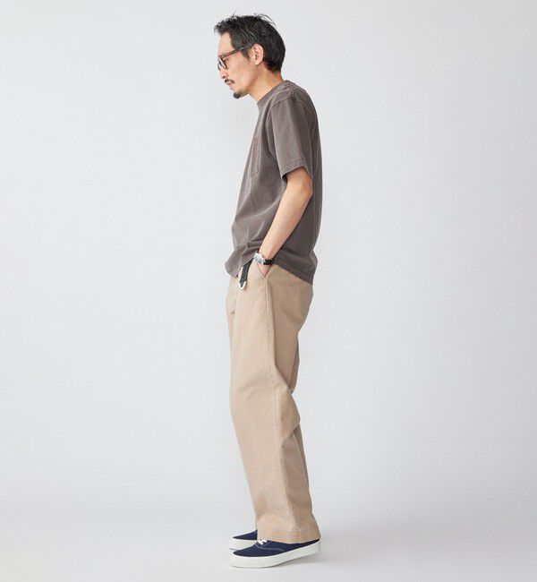 SHIPS「SHIPS: コットン USA クルーネック ポケット ピグメント Tシャツ」|Tシャツ・カットソー|