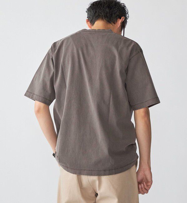 SHIPS「SHIPS: コットン USA クルーネック ポケット ピグメント Tシャツ」|Tシャツ・カットソー|