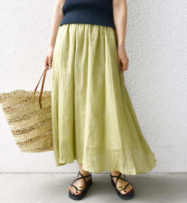 SHIPS for women「〈手洗い可能〉ラミー 4 ウエスト シャーリング スカート」|スカート|