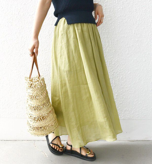 SHIPS for women「〈手洗い可能〉ラミー 4 ウエスト シャーリング スカート」|スカート|