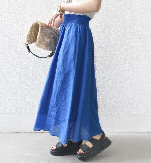 SHIPS for women「〈手洗い可能〉ラミー 4 ウエスト シャーリング スカート」|スカート|