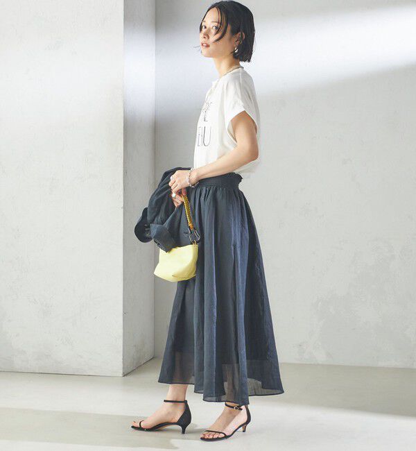 SHIPS for women「〈手洗い可能〉ラミー 4 ウエスト シャーリング スカート」|スカート|
