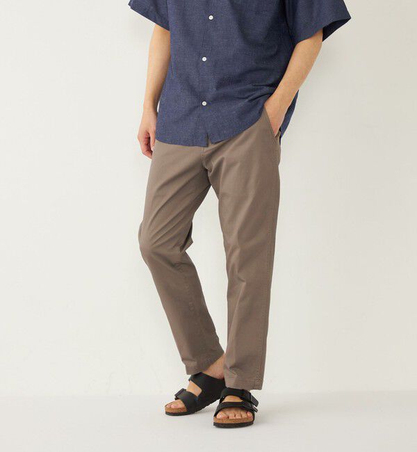 SHIPS Colors 「SHIPS Colors:〈洗濯機可能〉テーパード アンクル チノ パンツ」|チノ|グレー