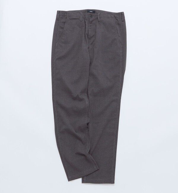 SHIPS「SHIPS: TR チェック テーパード チノ パンツ」|チノ|