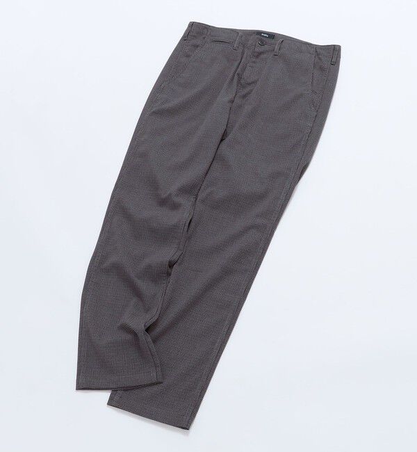 SHIPS「SHIPS: TR チェック テーパード チノ パンツ」|チノ|