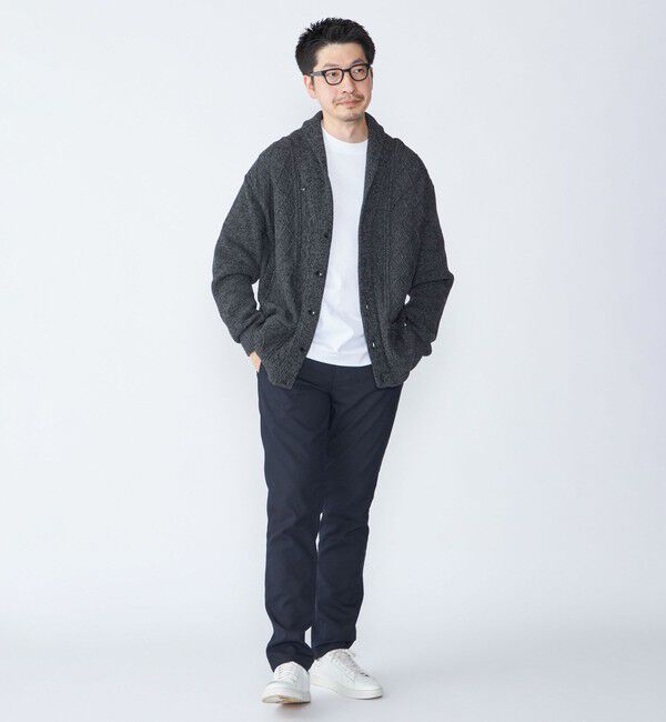 SHIPS「SHIPS: TR チェック テーパード チノ パンツ」|チノ|