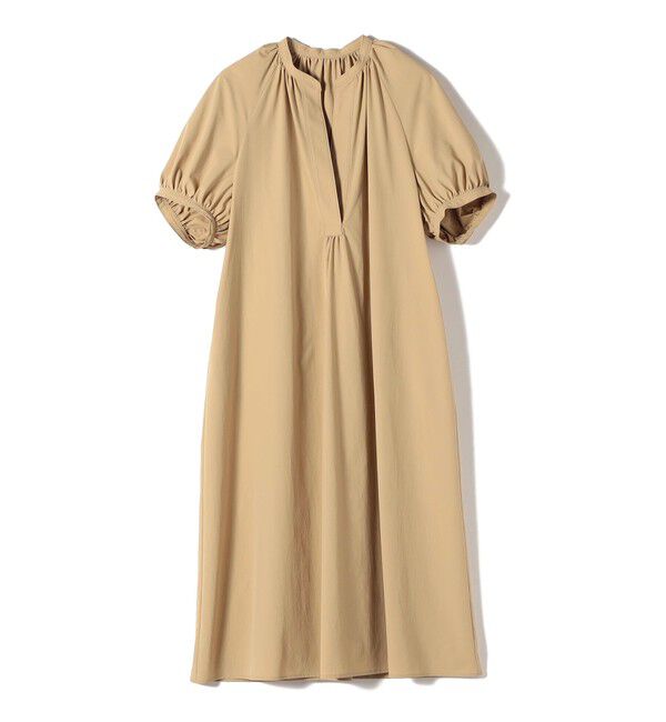 SHIPS for women「〈手洗い可能〉RENU ソフト タイプライター ギャザー ワンピース」|ワンピース|