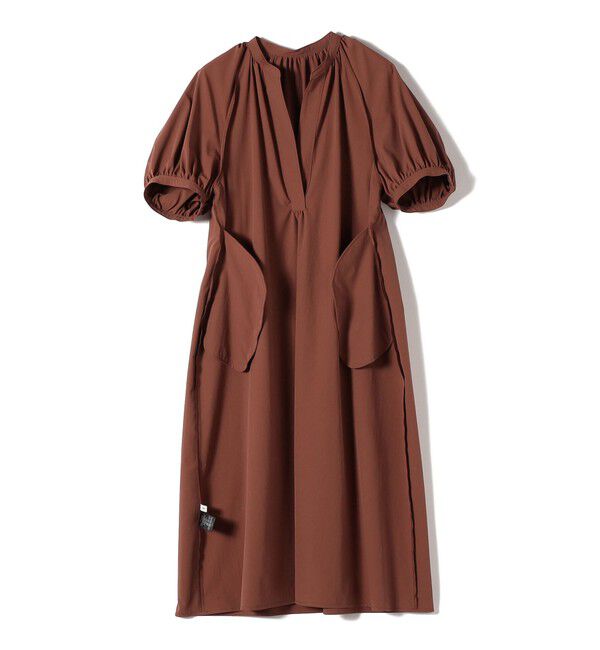 SHIPS for women「〈手洗い可能〉RENU ソフト タイプライター ギャザー ワンピース」|ワンピース|