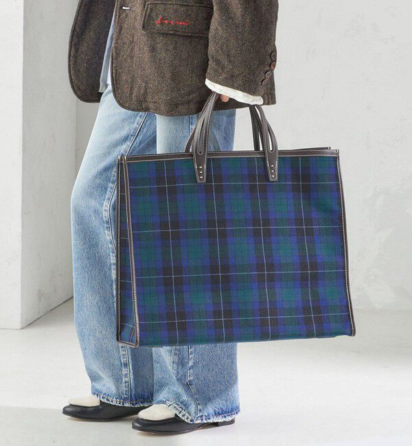 SHIPS for women「【SHIPS別注】A VACATION:TANK」|トートバッグ|ネイビー