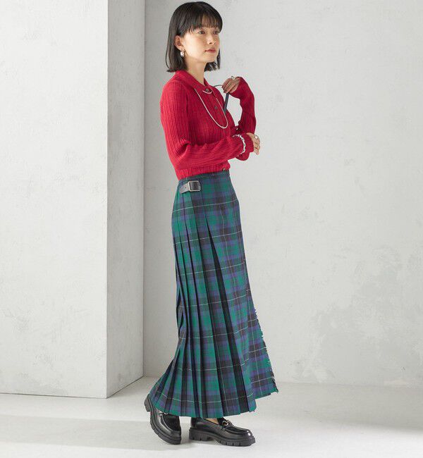 SHIPS for women「【SHIPS別注】O&rsquo;NEIL OF DUBLIN:チェック キルトスカート」|スカート|