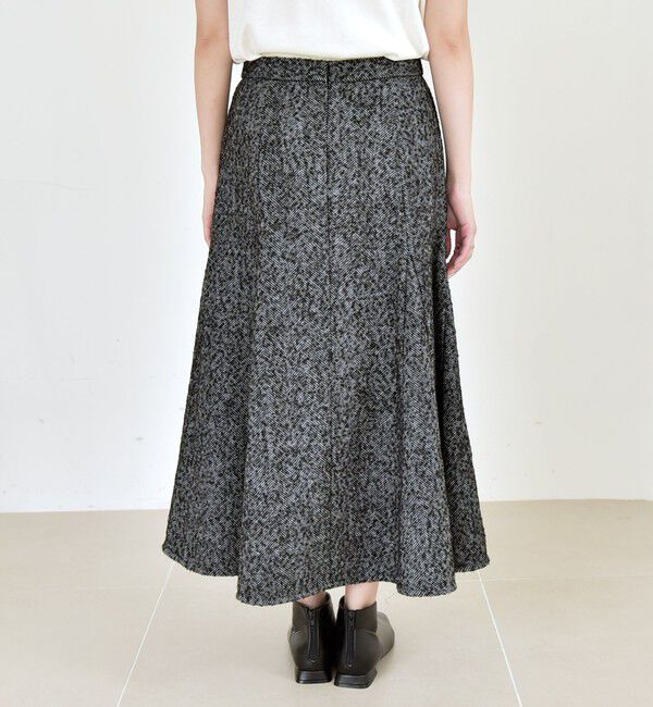 quaranciel「quaranciel: ツイード フレア スカート」|フレア|
