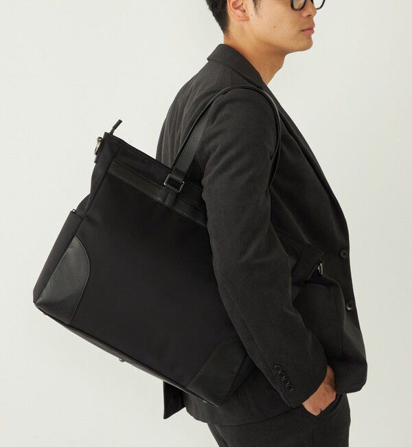 SHIPS Colors 「SHIPS Colors:レザーコンビ トートバッグ」|トートバッグ|