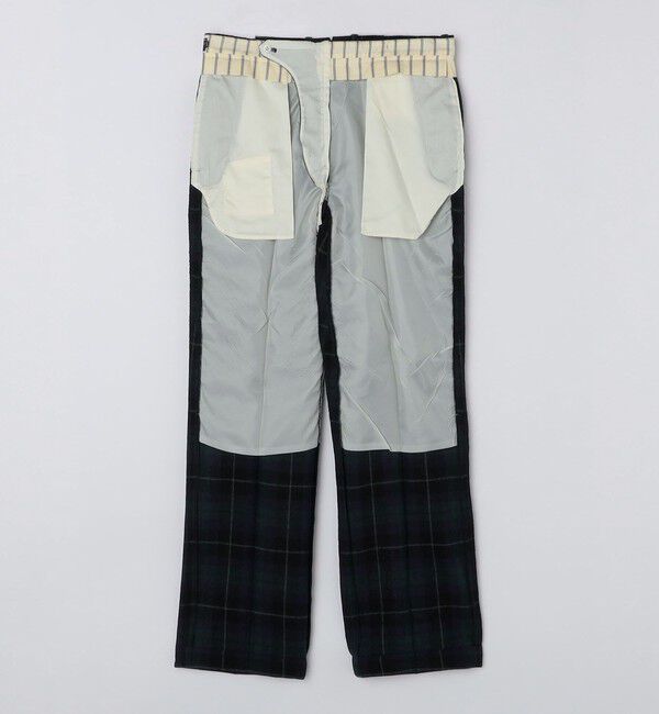 SHIPS「【SHIPS別注】THOMSON: ブラックウォッチ トラウザーズ」|チノ|