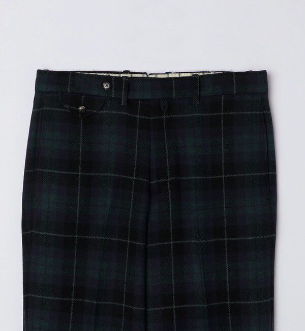 SHIPS「【SHIPS別注】THOMSON: ブラックウォッチ トラウザーズ」|チノ|