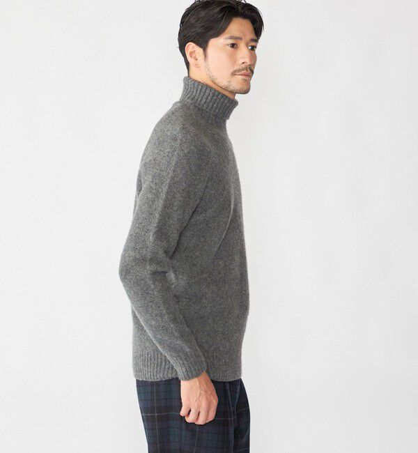 SHIPS「Drumohr: ウール シャギードッグ タートルネック ニット」|ニット・セーター|