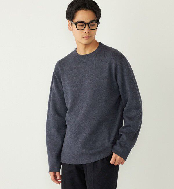 SHIPS Colors 「SHIPS Colors:〈吸湿発熱〉Solist(R) Heat ハーフ ミラノ ニット◇」|ニット・セーター|グレー