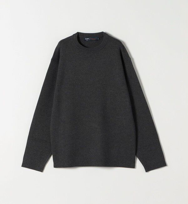 SHIPS Colors 「SHIPS Colors:〈吸湿発熱〉Solist(R) Heat ハーフ ミラノ ニット◇」|ニット・セーター|チャコールグレー