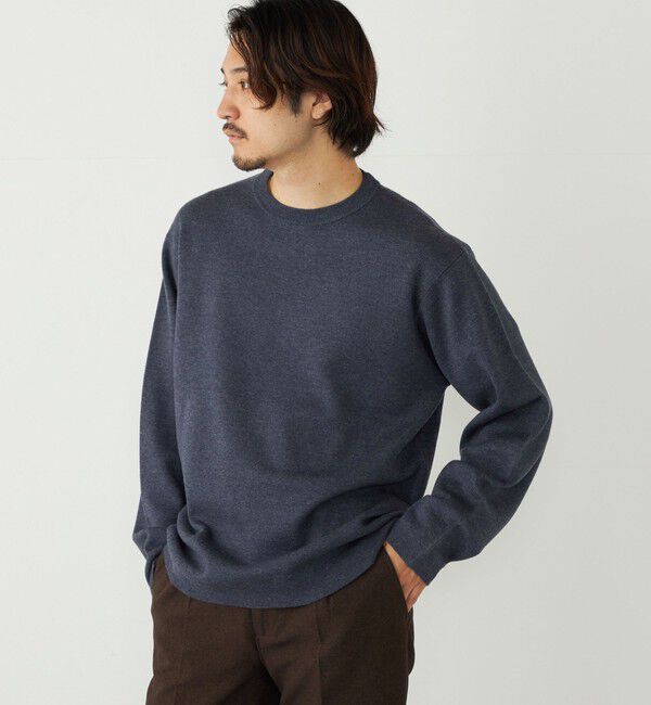 SHIPS Colors 「SHIPS Colors:〈吸湿発熱〉Solist(R) Heat ハーフ ミラノ ニット◇」|ニット・セーター|