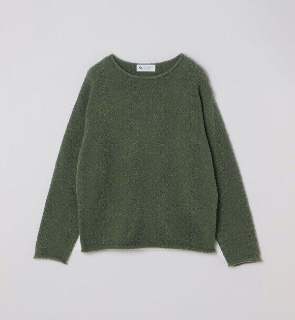 SHIPS「City Ambient Products: スーパーソフト ブークレ ロール ニット」|ニット・セーター|