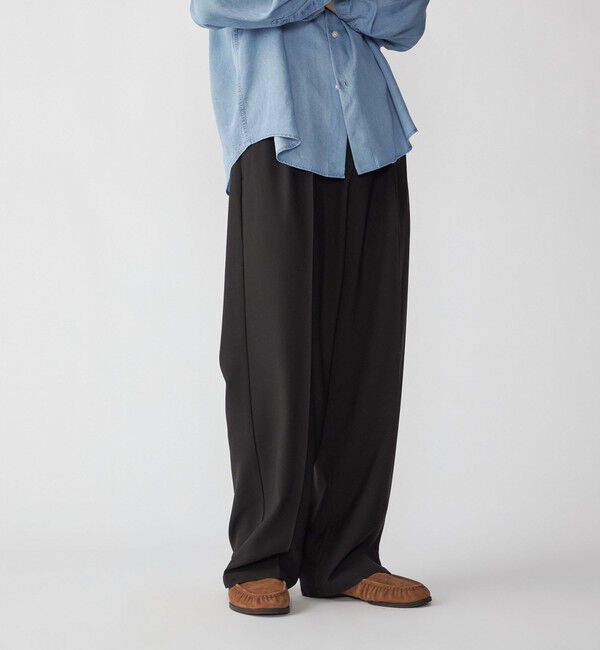 SHIPS「City Ambient Products: 2タック ワイド スラックス」|スラックス|