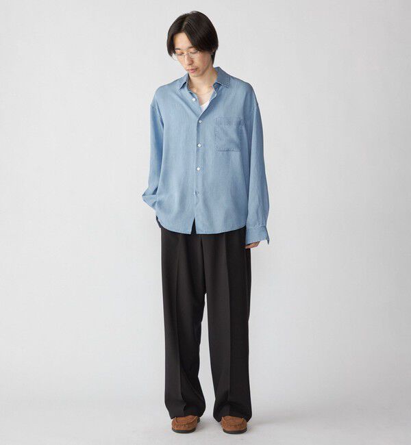 SHIPS「City Ambient Products: 2タック ワイド スラックス」|スラックス|