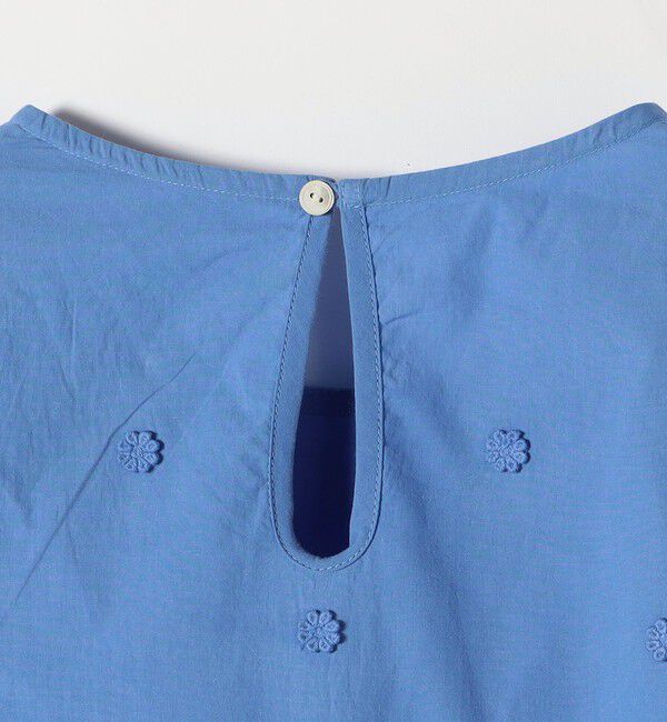 SHIPS any「【WEB限定】SHIPS any:〈洗濯機可能〉フラワー モチーフ ハシゴレース クルーネック ブラウス」|シャツ・ブラウス|