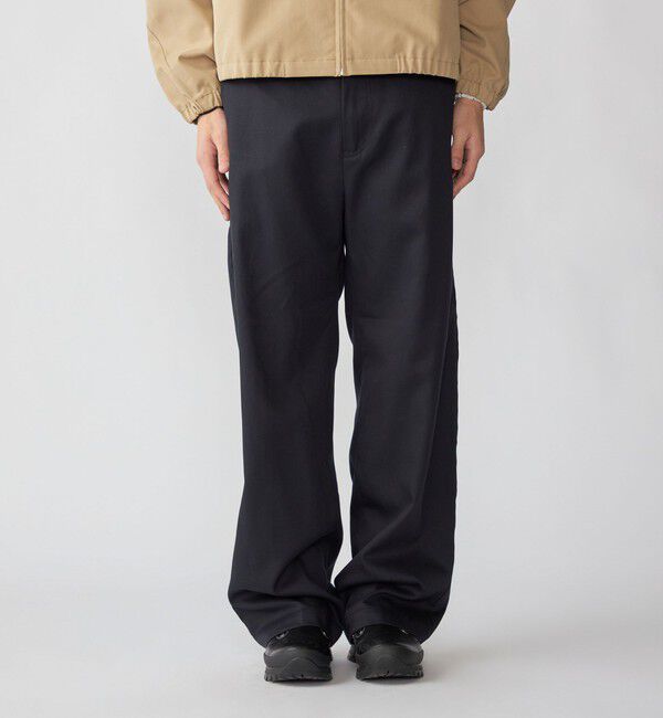 SHIPS「City Ambient Products: ストレート バギー チノ パンツ」|チノ|ネイビー