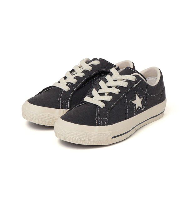 SHIPS KIDS「CONVERSE:17～22cm /KIDS ONE STAR EASYON スニーカー」|スニーカー|ブラック