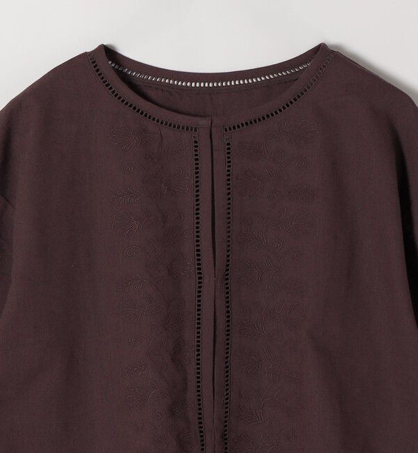 SHIPS any「SHIPS any:〈手洗い可能〉リネンミックス ハシゴレース コンパクト シャツ カーディガン」|カーディガン|