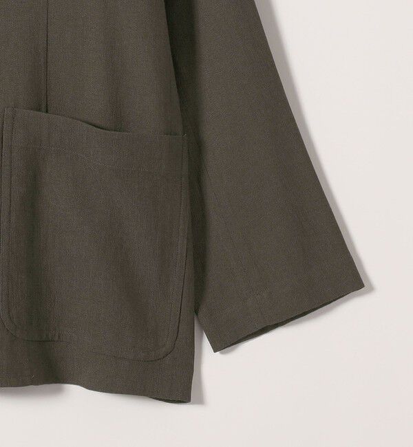 SHIPS any「SHIPS any: 〈手洗い可能〉リネンミックス テーラード ライト ジャケット」|テーラードジャケット|
