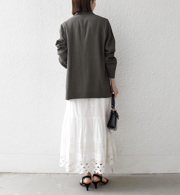 SHIPS any「SHIPS any: 〈手洗い可能〉リネンミックス テーラード ライト ジャケット」|テーラードジャケット|