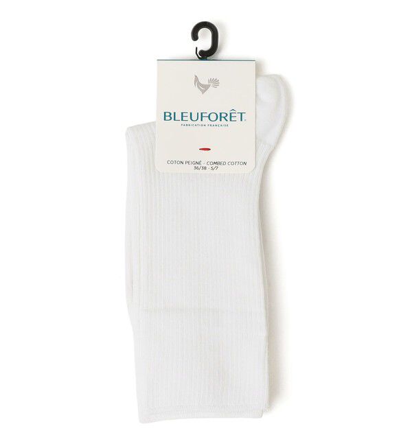 SHIPS for women「BLEUFORET:リブ ソックス」|ソックス|ライトホワイト