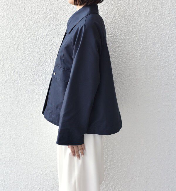 SHIPS Colors 「SHIPS Colors:〈手洗い可能〉TC シャンブレー ブルゾン」|ブルゾン・スタジャン|