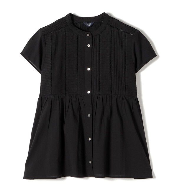 SHIPS Colors 「SHIPS Colors:〈手洗い可能〉コットン ピンタック ジョイント シャツ2◇」|シャツ・ブラウス|