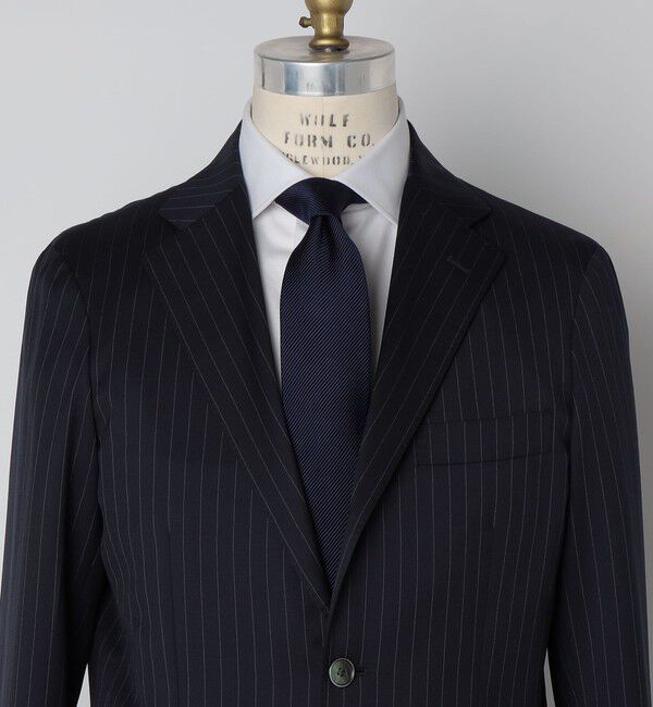 SHIPS「【SHIPS別注】THE SOLE: モガドール ネイビー ソリッド ネクタイ」|ネクタイ・蝶ネクタイ|