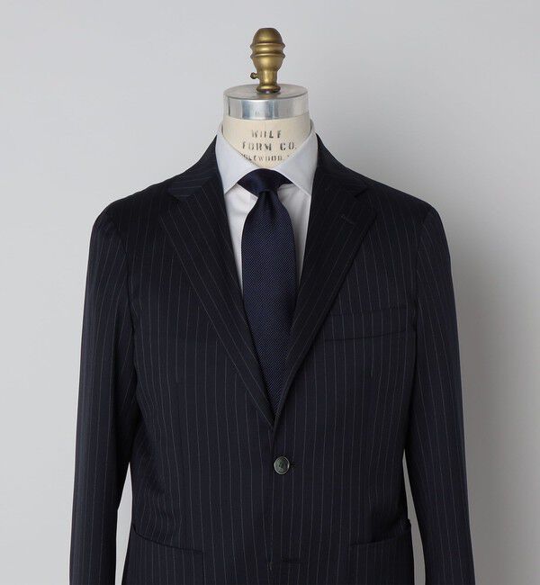 SHIPS「【SHIPS別注】THE SOLE: モガドール ネイビー ソリッド ネクタイ」|ネクタイ・蝶ネクタイ|