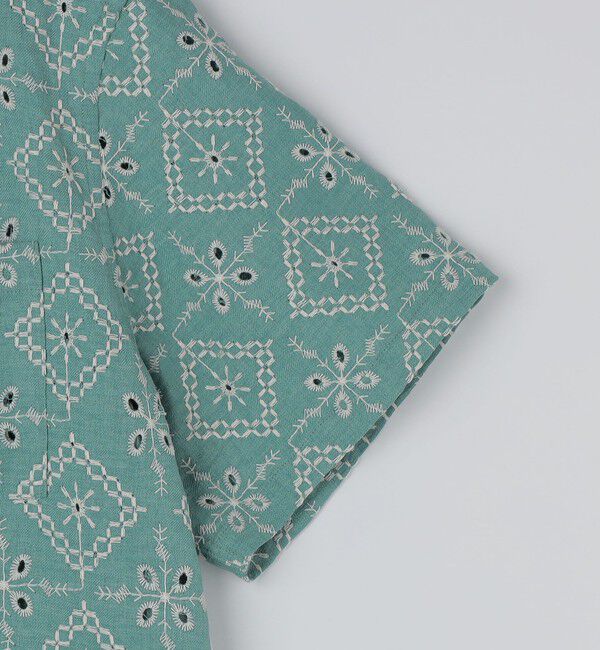 SHIPS「BENCH MARKING SHIRTS: エンブロイダリー オープンカラー シャツ」|シャツ・ブラウス|