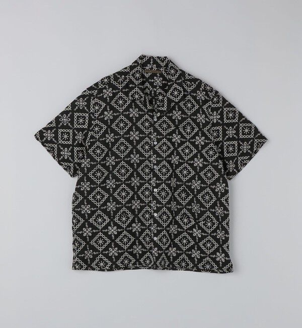 SHIPS「BENCH MARKING SHIRTS: エンブロイダリー オープンカラー シャツ」|シャツ・ブラウス|