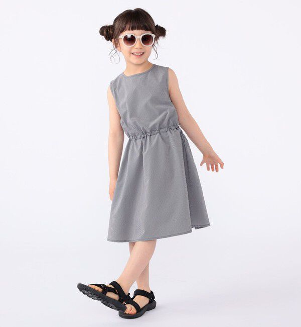 SHIPS KIDS「【SHIPS KIDS別注】ARCH&LINE:100～130cm / 〈家族おそろい〉SOLOTEX ワンピース」|ワンピース|