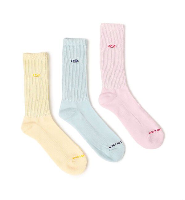 SHIPS any「FRUIT OF THE LOOM: 3足組 ワンポイント 刺繍 シグナル ソックス」|ソックス|その他1