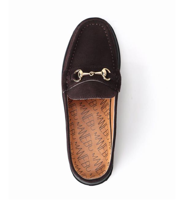 OUTDOOR PRODUCTS Usual Things「MANEBU BITCH SLIPPER SUEDE WOMENS」|ローファー|
