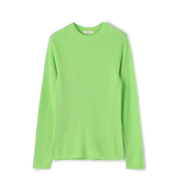 DES PRES「ウーステッドウールリブ クルーネックプルオーバー」|ニット・セーター|53 グリーン
