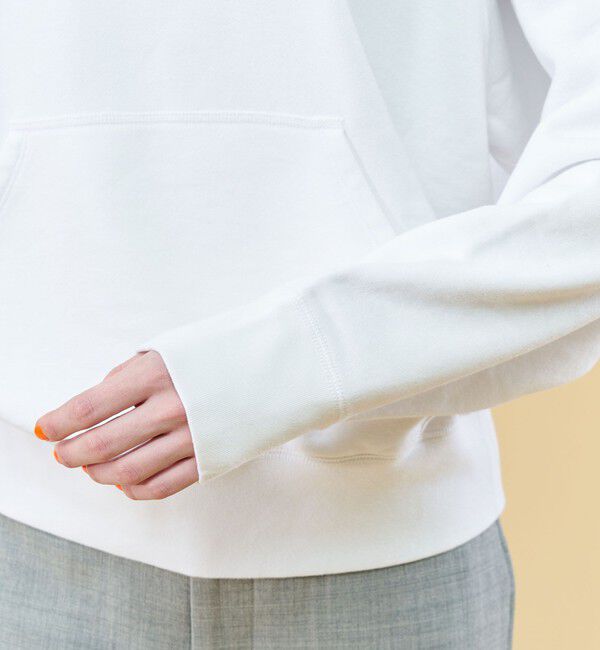 GALERIE VIE「スビンコットンジャージー フーデッドプルオーバー」|パーカー|