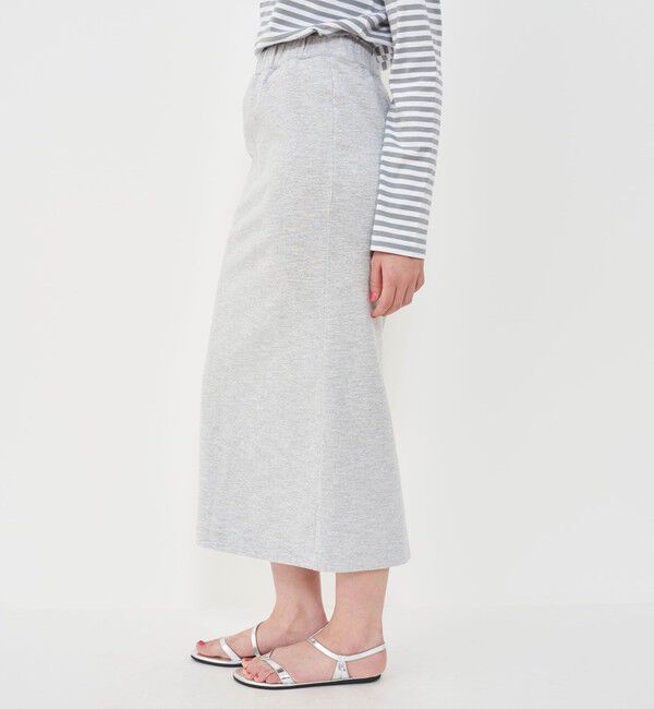 GALERIE VIE「ライトスラブジャージー Iラインロングスカート」|タイト|