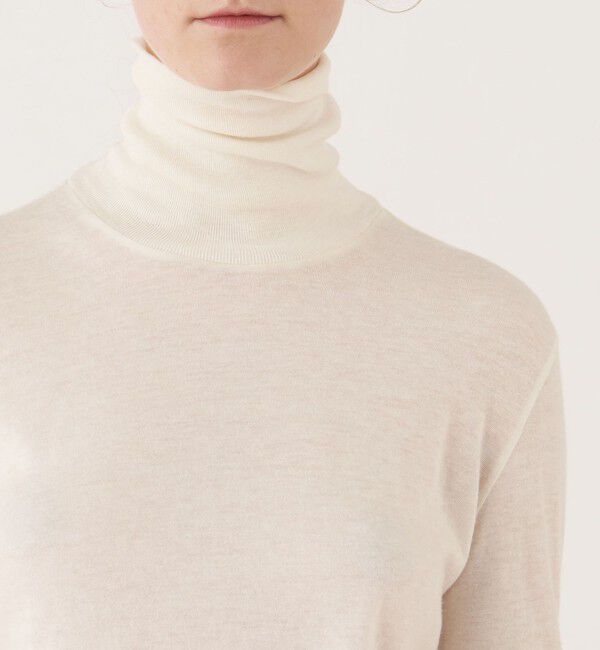 GALERIE VIE「GALERIE VIE コットンカシミヤ タートルネックプルオーバー」|Tシャツ・カットソー|