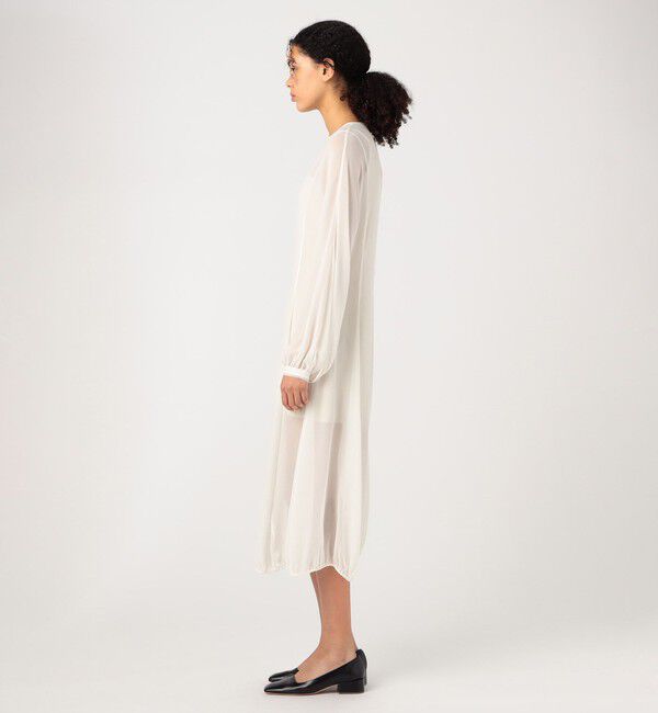 DES PRES「シルクシフォン バルーンワンピース」|ワンピース|