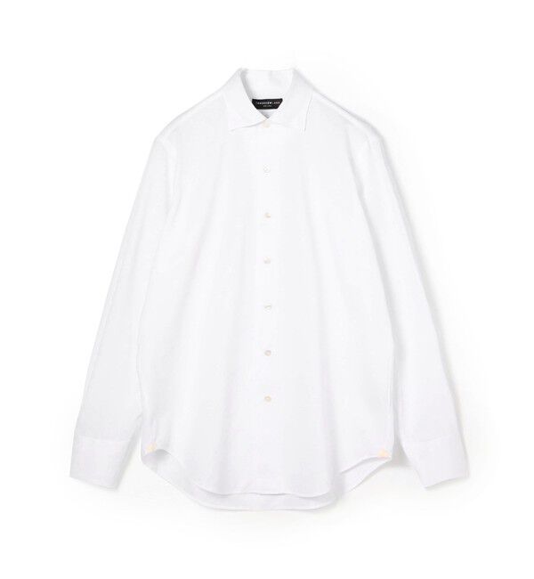 TOMORROWLAND MENS「コットンポリエステル ループボタンダウンドレスシャツ」|シャツ・ブラウス|11 ホワイト